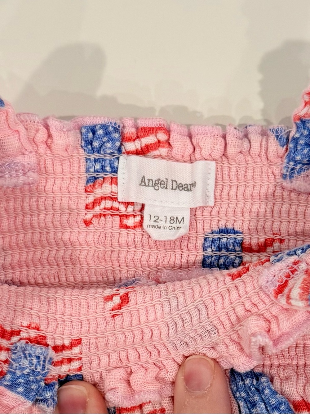 Angel Dear Pink American Flag Tank and Bloomer Set - Picture 3 of 4